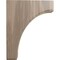 Ekena Millwork 1 3/4"W x 8"D x 10"H Clarksville Bracket, Walnut BKTW02X08X10CVWA - alternate 3